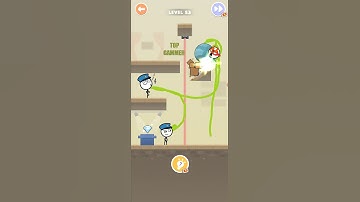 attack draw line level 53 gameplay walkthrough Solution