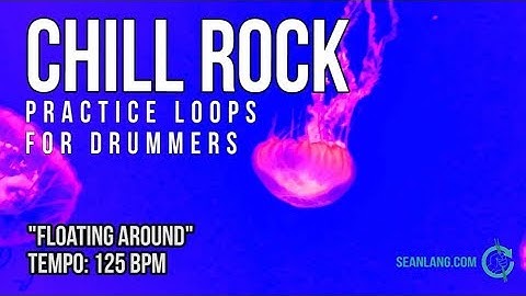 Chill Rock - Drumless Track For Drummers - "Floating Around"