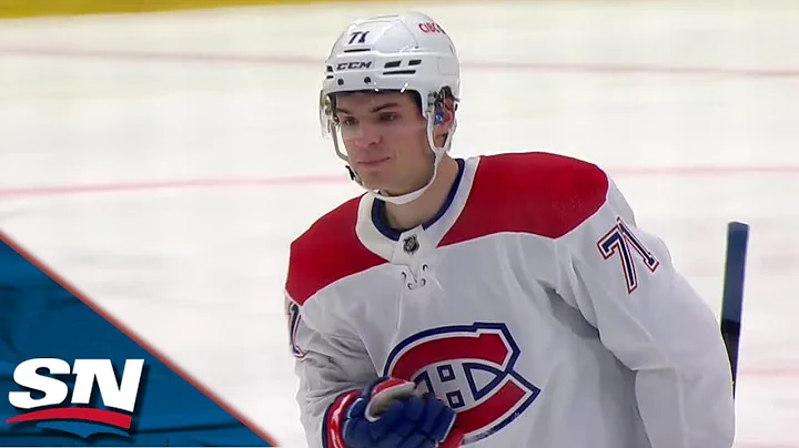 Canadiens' Evans Makes Nifty Move While Falling Do...