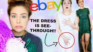 Trying On Prom Dresses I Bought From Ebay! *DISASTER* видео bumprom.ru