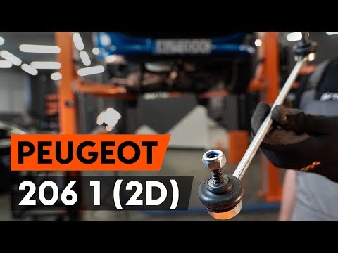 Как да сменим переден биалетка на PEUGEOT 206 1 (2D) [ИНСТРУКЦИЯ AUTODOC]