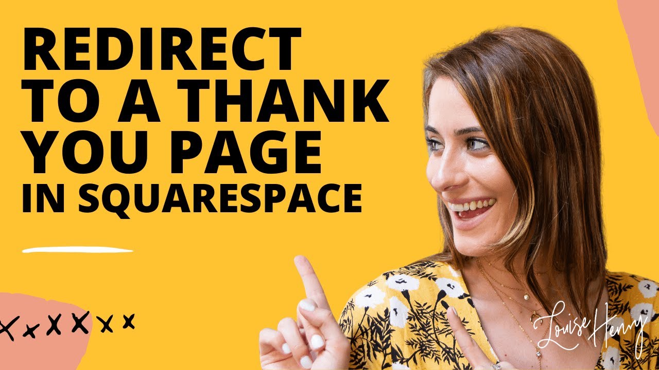 How to Redirect to a Thank You Page in Squarespace (Version 7.0) - YouTube