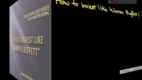 How to Invest Like Warren Buffett - Education Video Series