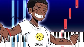 Lil Uzi Vert - Futsal Shuffle 2020 (Piano Tutorial)
