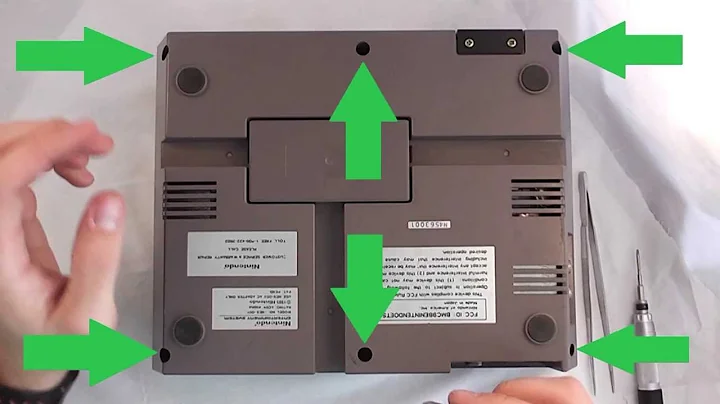 NES Nintendo Console Repair, 72 pin fix, complete tear down,