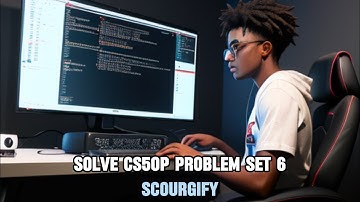 SOLVE SCOURGIFY CS50 PYTHON PROGRAMMING ( 2024 HARVARD FREE COURSE )