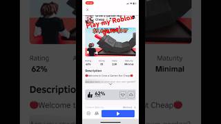 My Roblox game | #roblox #promote #promotion #gamepromo