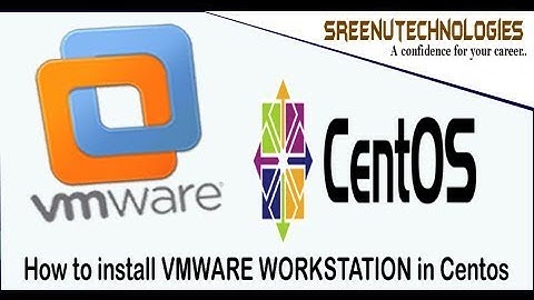 How to install VMWARE WORKSTATION in Centos 7