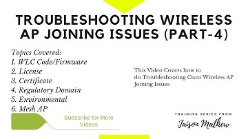How to do the Troubleshooting of AP Joining Issues (Part-4)
