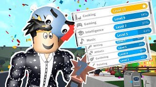TIPS AND TRICKS ON LEVELING BLOXBURG SKILLS?! Also getting my 7 day streak trophy...