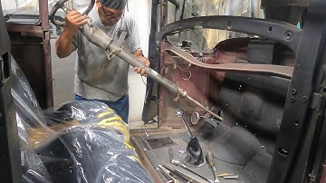 31 Model A steering column install