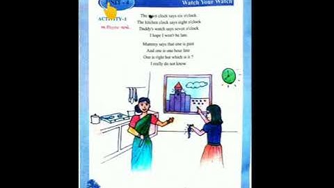 (05) Std-6 Sem-1; English; Unit-4 Watch Your Watch Activity-1