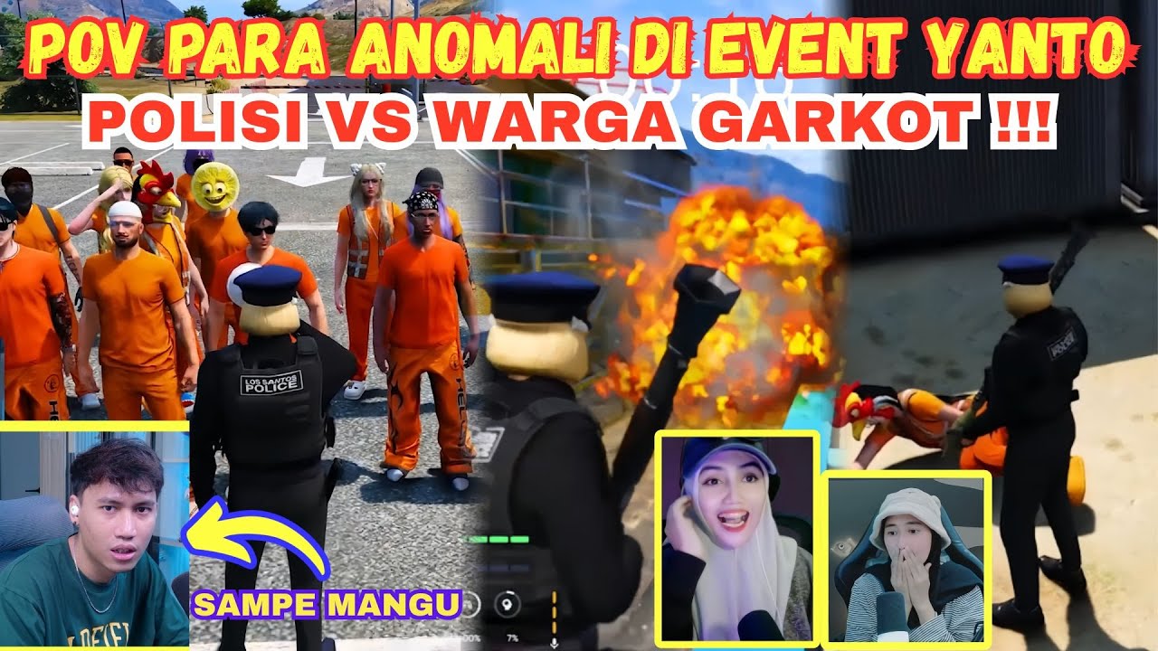 POV PARA ANOMALI DI EVENT YANTO PETAK UMPET 500 JUTA | POLISI VS WARGA GARKOT GTA5 ROLEPLAY