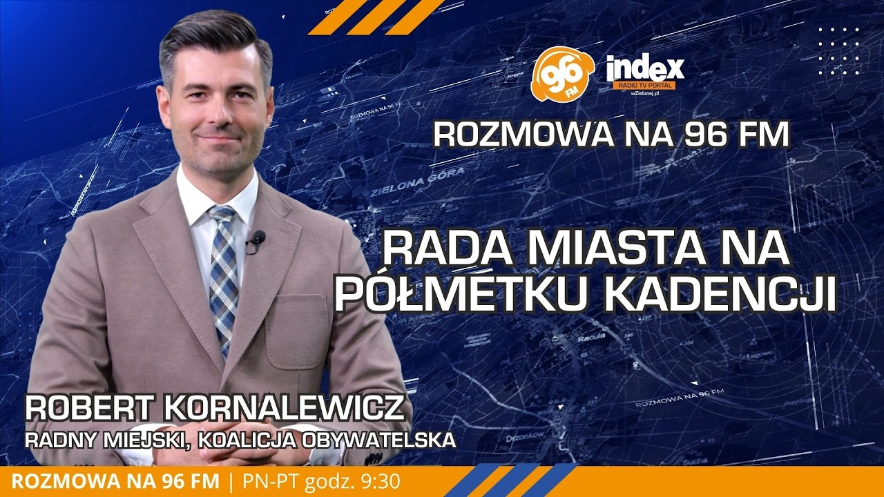 ROZMOWA NA 96FM: Kto zastąpi senatora? Robert Kornalewicz o wyborach i Zielonej Górze