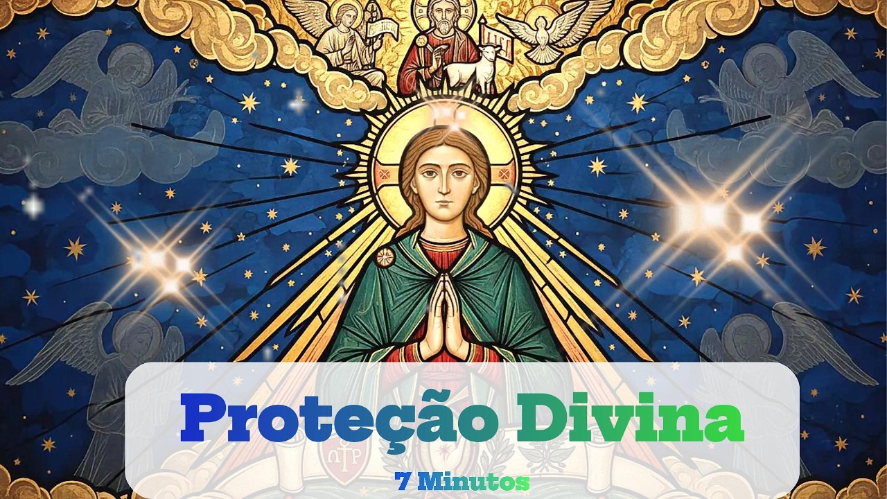 Oração Católica de Proteção | 7 Minutos contra toda a Negatividade e Medo Tecum in Pace
