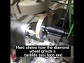 Sharpening A Carbide Drill With A Resin Bond Diamond Grinding Wheel