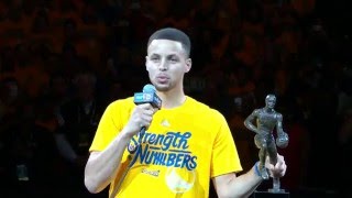 Stephen Curry MVP Presentation