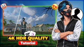 4K HDR Quality Tutorial 😱 | PC Level Premium Quality On Android 😍 @JinwooSungFFx  screenshot 1