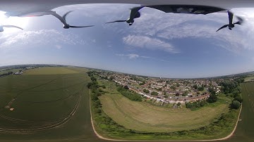 Insta360 One X under DJI Mavic Pro