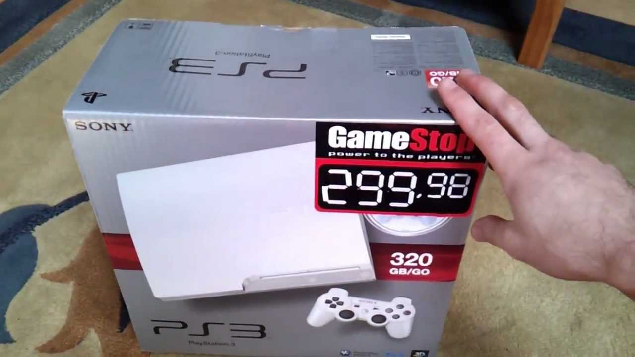 Unboxing white PS3 320Gb model - YouTube