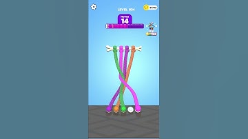 Tangle master 3D / New iOS game play #834 #shorts