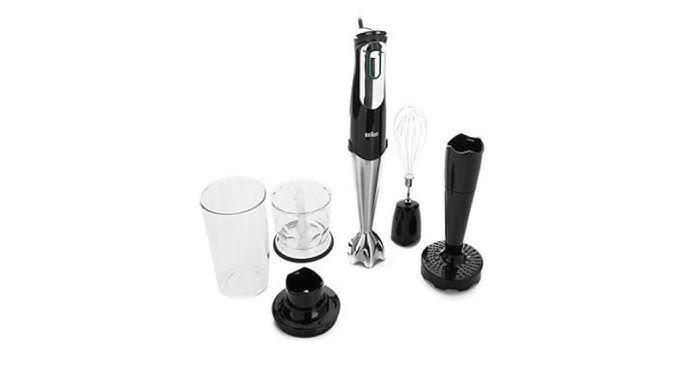 MultiQuick Immersion Hand Blender (1.5-Cup Food Processor, Whisk, Beaker,  Masher) - MQ7027