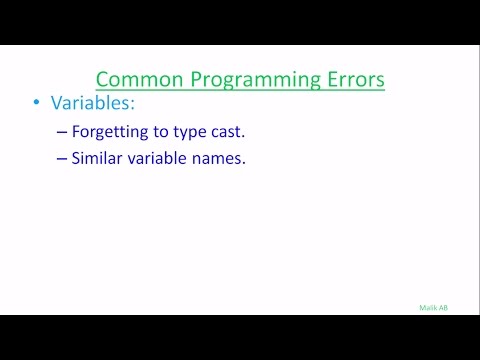 Java Beginners Tutorials #24 "Similar Variable Names" Common Programming Errors 7/7