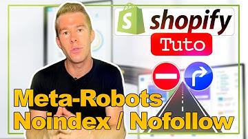 Noindex Nofollow Shopify  - Stop aux pages inutiles ! Ne pas explorer / indexer une page sur Google.