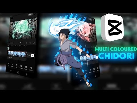 Rainbow Chidori  AMV Effects || Capcut AMV Tutorial  || Like Xenoz