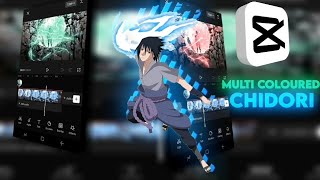 Rainbow Chidori  AMV Effects || Capcut AMV Tutorial  || Like Xenoz screenshot 5