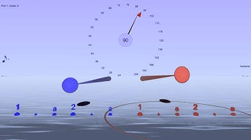 Rhythm Phasing - Almost Impossible :) (no silences). 6/8 patterns simultaneously at 90 and 92 bpm