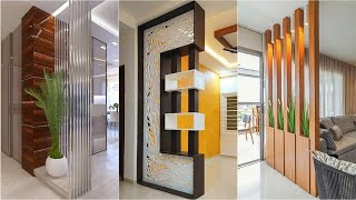 200 Modern Living Room Partition Wall Design 2023 Room Divider Home Interior Wall Decorating Ideas 3