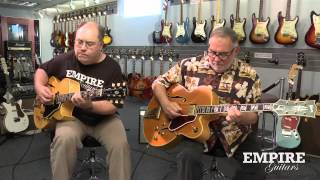 Empire Guitars presents- Duke Robillard and Paul Kolesnikow jamming on "Johnny's Blues" chords