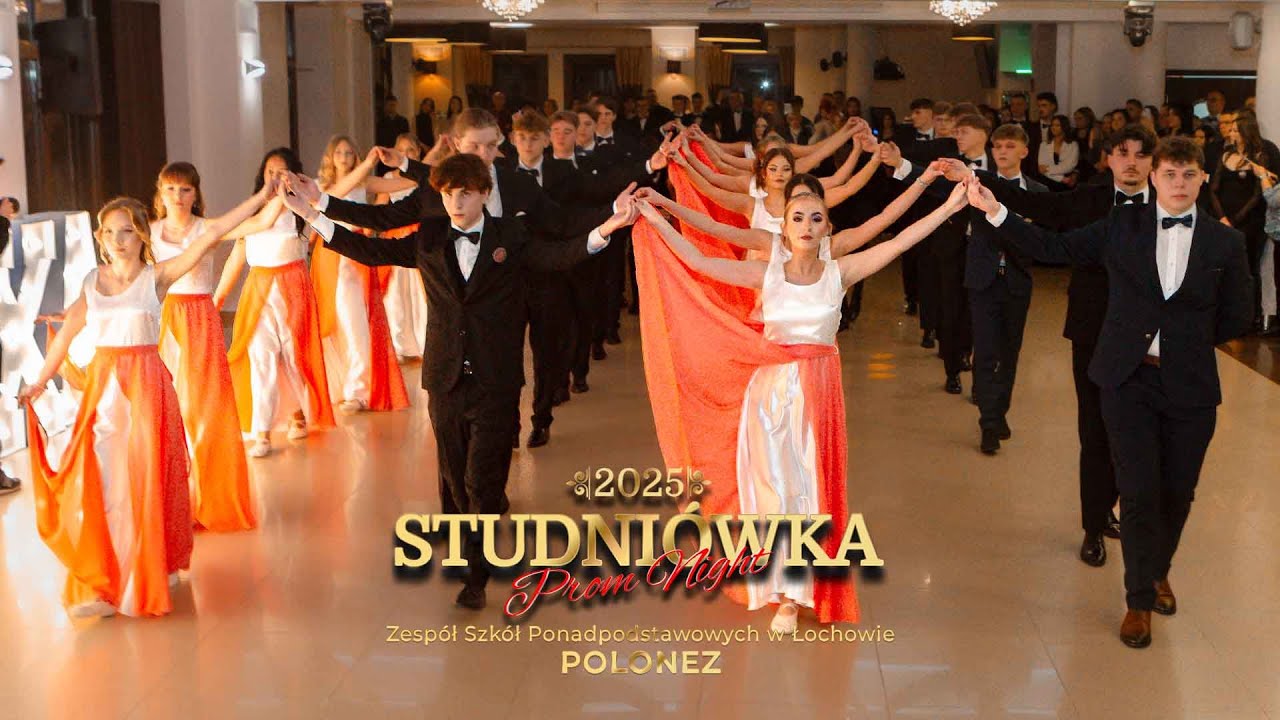Studniówka 2025 -  ZSP Łochów - POLONEZ - taniec pokazowy