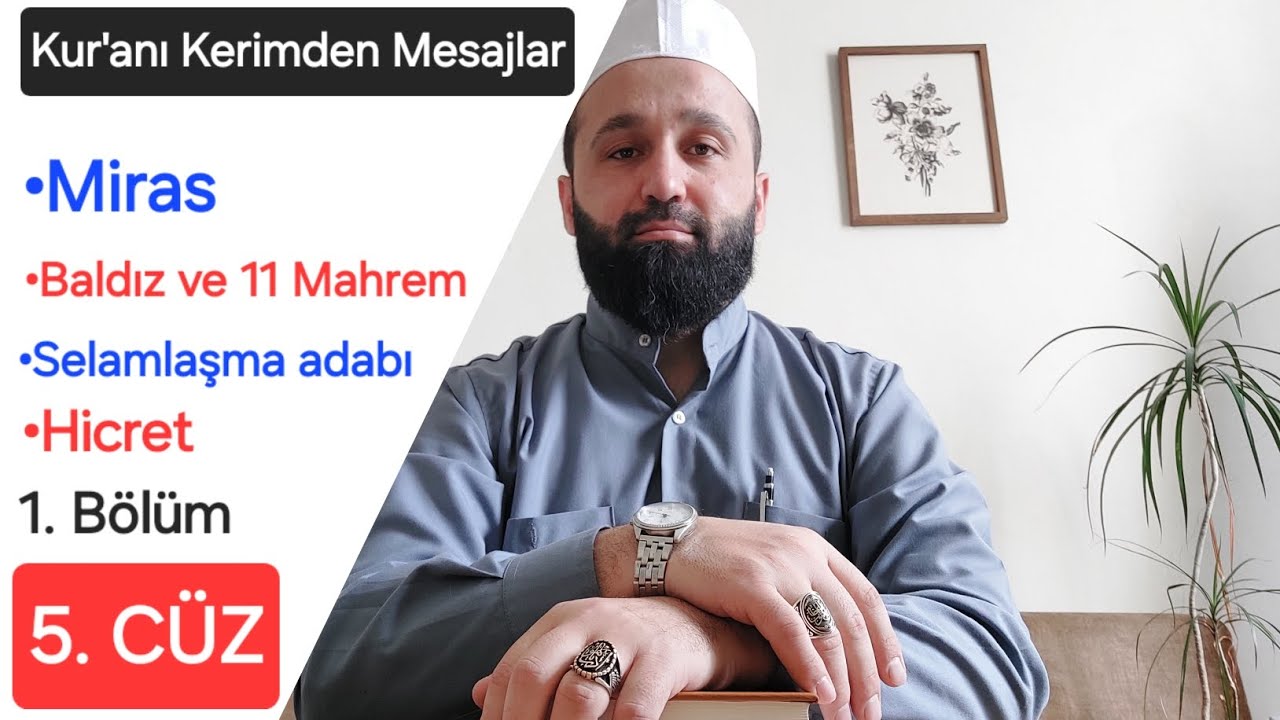 5. Cüz'den mesajlar📚 (1. bölüm)