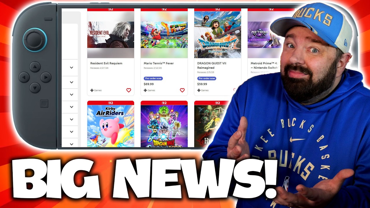 A Lot of Big Nintendo Switch 2 News Just Dropped!