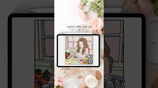 cozyscarletcolors • color with me • sweet slices of life • digital and printable coloring pages 🌷