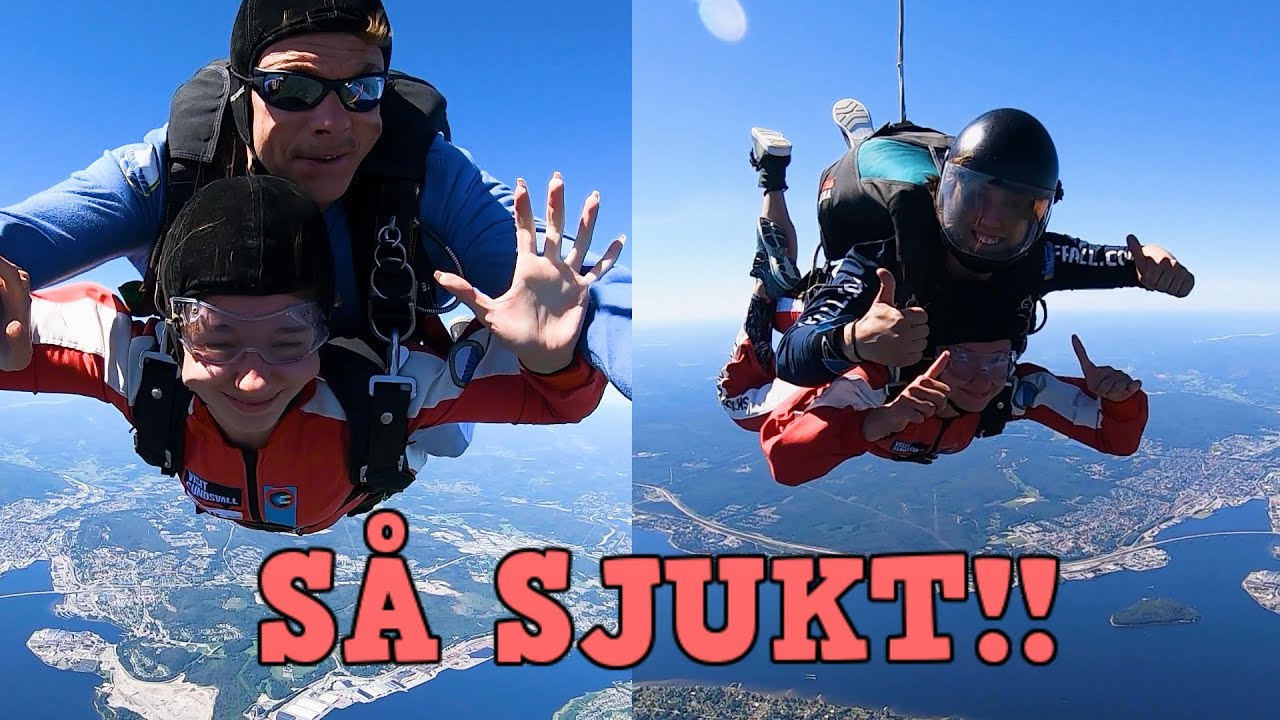 VI HOPPAR FALLSKÄRM! 4000M