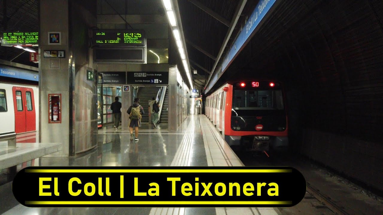 Metro Station El Coll | La Teixonera - Barcelona 🇪🇸 - Walkthrough 🚶
