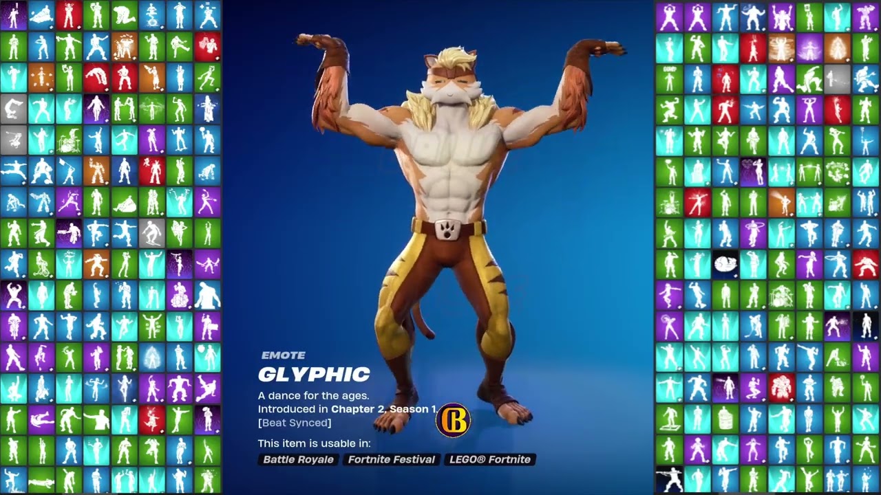 100 лучших эмоций с персонажем Мяутузом — Fortnite