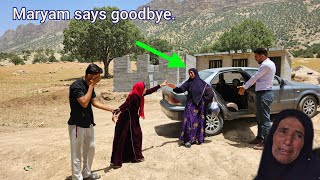 Maryam's departure and Ahmad and Fatima's sadness