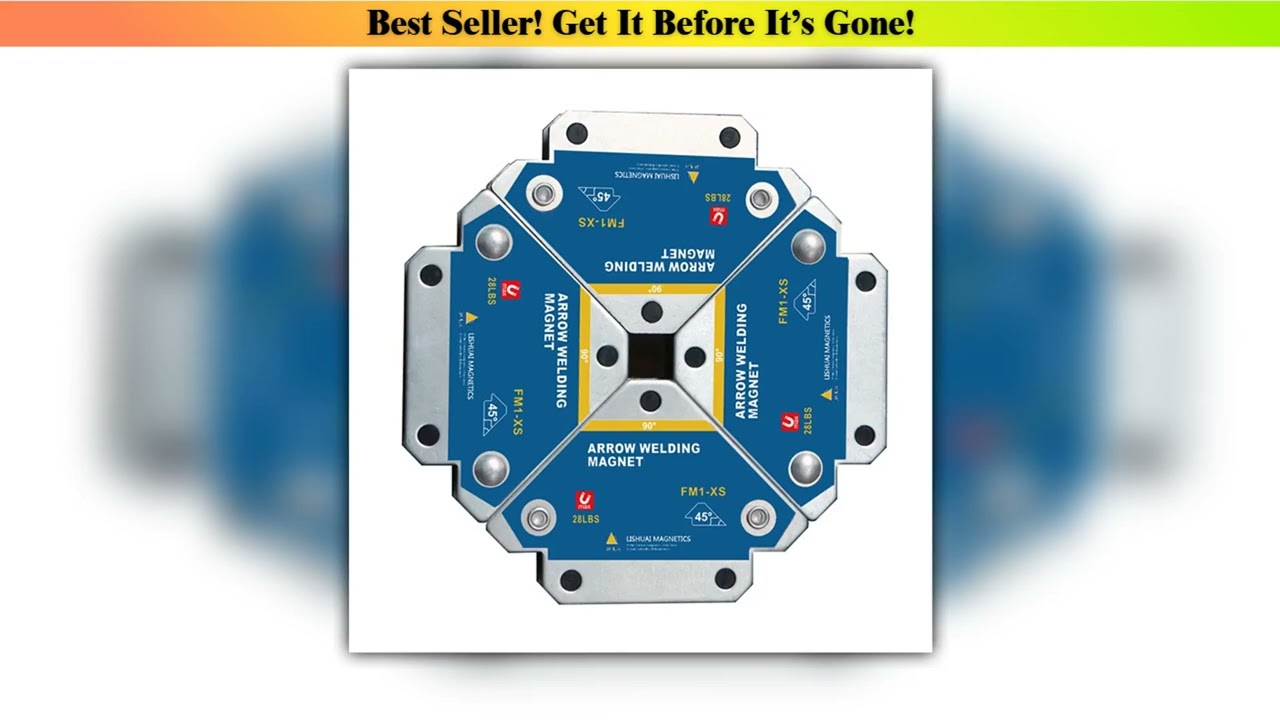 Deal Welding Fixer 4pcs Magnetic Welding Fixer 4590135 Degree Multiangle Magnet Weld Positioner