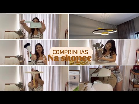Comprinhas na Shopee para o apartamento novo