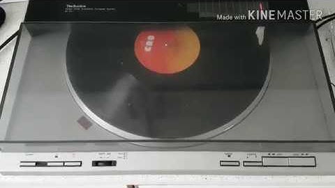 Technics SL-DL1 / 33 and 45 RPM Speed  Synchronization.