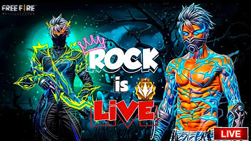 Rock is Live🤞😎 1V1 CostomGuild Test #freefiremax #freefiremaxlive #livegameplay #giveway #guildtest