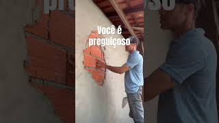 Dicas #casa #obra #pedreiro reboco colonial