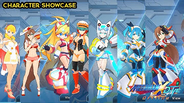 MegaMan X DiVE OFFLINE ALL Character Showcase