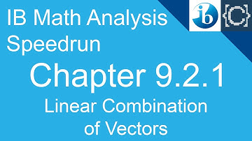 Chapter 9.2.1 | Linear Combination of Vectors | CodingBytes IB Math Analysis Speedrun
