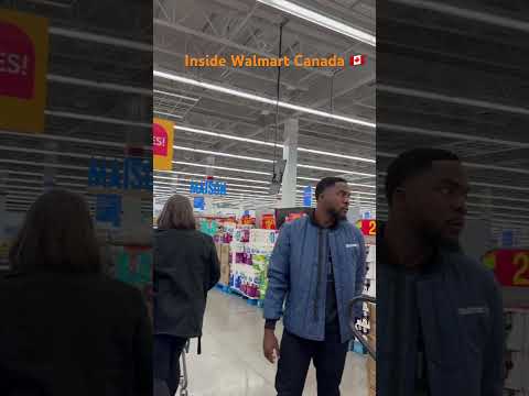 Inside walmart Canada
