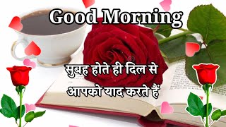 Good morning video 🌹 Good morning Status 🌹 गुड मॉर्निंग शायरी screenshot 5